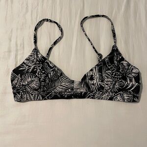 RVCA tropical bikini top with convertible straps